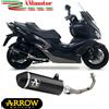 Arrow Scarico Completo Kymco Xciting 400i S 2019 Arrow Moto Terminale Urban Omologato