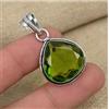 Ciondolo Fatta A Mano In Argento Sterling 925 Con Gemma Peridot Topazio S-250