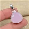 Ciondolo Fatto A Mano In Argento Sterling 925 Con Quarzo Rosa Naturale S-80