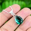 Ciondolo Fatto A Mano In Argento Sterling 925 Con Pietra Aqua Apatite M-80