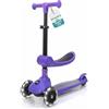 SereneLife Monopattino Bambino Pieghevole, Monopattino Bambina a 3 Ruote con Luc