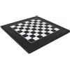 Italfama Scacchiera in Legno 50x50cm Quadri 4.5cm Nero Bianco Italia