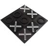 Italfama Acrilico Tic Tac Toe Gioco 24x24 CM Modern Trasparente Plexiglass Italy