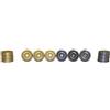 Italfama Set Di Dama In Metallo Placcato Oro e Argento 3.2cm Prodotto In Italia