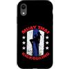 Muay Thai fight fight kick Thai boxing m Custodia per iPhone XR Ring Control per la Muay Thai Kickboxing
