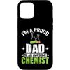 Chemist Dad Lab Scientist Proud Father C Custodia per iPhone 12/12 Pro Orgoglioso papà di un fantastico scienziato di laboratorio chimico
