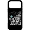 Atoms Human Planets Solar-System Galaxie Custodia per iPhone 17 Pro Max Astrofisica Quantistica Schiuma Quark Elettroni Astrofisico