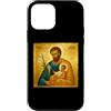 Icone cattoliche & Co. Custodia per iPhone 12 mini Icona cattolica di San Giuseppe con Cristo Bambino