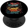 Mid-century Modern Cats 50's 60s Style V Retro Vintage Mid-century Modern Look Cats 50's 60's Style PopSockets PopGrip Adesivo