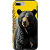 New Mexico Territory Symbols Gifts & Tee Custodia per iPhone 7 Plus/8 Plus Un orso di colore nero circondato da Yucca fiore New Mexico