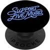 Live Music Fans Support Live Music PopSockets PopGrip Adesivo