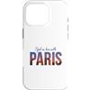 Paris Skyline Travel & Souvenir Designs Custodia per iPhone 16 Pro Paris Skyline Torre Eiffel Francia souvenir di viaggio