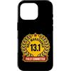 Half Marathon Humor Distance Running Ath Custodia per iPhone 16 Pro Half Marathoner Fully Committed 13.1 - Medaglia divertente per corridore