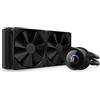 NZXT Kraken 240 - RL-KN240-B1 - Raffreddatore a liquido AIO per CPU da 240 mm - Display LCD quadrato da 1,54" personalizzabile per immagini, dati sulle prestazioni e altro - 2 ventole F120P - Nero