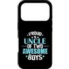 two nephews uncle pride awesome boys fam Custodia per iPhone 17 Pro Orgoglioso zio di due ragazzi fantastici