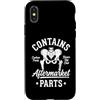 Fun Hip Replacement Surgery & Hip Surger Custodia per iPhone X/XS Contiene parti aftermarket -Bionic Hip Funny Hip Sostituzione