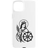 Regali di Santi Cattolici & Co. Custodia per iPhone 15 Plus Simbolo cattolico di Santa Caterina d'Alessandria