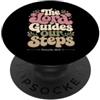 Bible Scripture Proverbs 19 9 Apparel Te Il Signore guida i nostri passi Proverbi 16:9 Versetto della Bibbia PopSockets PopGrip Adesivo