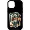 Jimbeels Custodia per iPhone 12/12 Pro PEN LOOP READY Diario Penna Scrittura