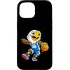 Bahaa's Tee Custodia per iPhone 15 Eagle Basketball Mascot Jersey 26 Sports Graphic Art