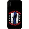 Muay Thai fight fight kick Thai boxing m Custodia per iPhone XS Max Ring Control per la Muay Thai Kickboxing