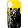 New Mexico Territory Symbols Gifts & Tee Custodia per iPhone 17 Un orso di colore nero circondato da Yucca fiore New Mexico