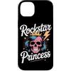 Rock and Roll Gifts for Women Custodia per iPhone 14 Plus Rockstar Princess Rock Princess Rockstar Princess