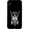 Border Collie Puppy Lover PS Custodia per iPhone XS Max Divertente cucciolo di Border Collie in un marsupio. amante dei cani