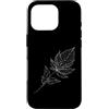 Jimbeels Custodia per iPhone 16 Pro Foglia Linia Botanico