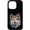 Samoyed Puppy Lover PS Custodia per iPhone 13 Pro Samoiedo Geometrico Pop Art Closeup Ritratto Cucciolo Faccia