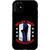 Muay Thai fight fight kick Thai boxing m Custodia per iPhone 11 Ring Control per la Muay Thai Kickboxing