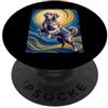 Golden Retriever Art Golden Retriever Ac Golden Retriever Decor Giapponese Van Gogh Golden Retriever PopSockets PopGrip Adesivo