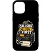 Jimbeels Custodia per iPhone 12/12 Pro CALLSIGN CHECK FIRST Radioamatore Stazione Microfono