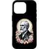 Catholiccore Catholic Core Aesthetic Ath Custodia per iPhone 16 Pro Darwin Evoluzione Teoria Coquette Cattolico Sacro Vintage