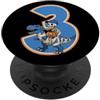 COOL DINOSAUR BIRTHDAY DESIGNS AND OUTFI 3 ANNI DINO HALLOWEEN DINOSAURIER 3° COMPLEANNO PopSockets PopGrip Adesivo
