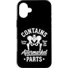 Fun Hip Replacement Surgery & Hip Surger Custodia per iPhone 16 Plus Contiene parti aftermarket -Bionic Hip Funny Hip Sostituzione