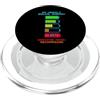 Ironic Introvert Quotes & Gifts My Weekly Social Energy Batteria Ricarica Gamer Retro PopSockets PopGrip per MagSafe