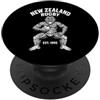 New Zealand Rugby Maori Inspired Kiwi Ha New Zealand Rugby Est 1905 Maori Warrior Haka Tribal Design PopSockets PopGrip Adesivo