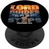 Bible Scripture Proverbs 19 9 Apparel Co Il Signore guida i nostri passi Proverbi 16:9 Versetto della Bibbia PopSockets PopGrip Adesivo