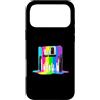 Retro Colorful Paint Vibes Custodia per iPhone 17 Pro Max Floppy Disk retrò con vernice gocciolante