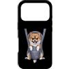 Pomeranian Puppy Lover PS Custodia per iPhone 17 Pro Divertente cucciolo di Pomerania in un marsupio. amante dei cani