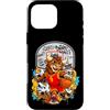 Bahaa's Tee Custodia per iPhone 16 Pro Max Streetball Graffiti Basketball Mascot Illustration Graphic