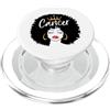 Cancer Afro Hair Queen Birthday Black Wo Cancro Regina Segno Zodiacale Astrologia Zodiaco PopSockets PopGrip per MagSafe