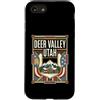 Deer Valley Travel Art Studio Custodia per iPhone SE (2020) / 7/8 Deer Valley Utah bandiera vintage montagna viaggio grafica
