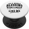 Confident Expressions Ti benedico tutto non ti imbatti PopSockets PopGrip Adesivo