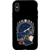Jimbeels Custodia per iPhone X/XS SCOPE NIGHT CLUB Astronomia Telescopio Festa delle Stelle