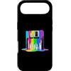 Retro Colorful Paint Vibes Custodia per iPhone Air Floppy Disk retrò con vernice gocciolante