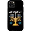Let's Get Lit! Hanukkah Jew Jewish Gift Custodia per iPhone 11 Pro Let's Lift!