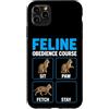 Purrfectly Untrainable Felines Custodia per iPhone 11 Pro Max Corso di obbedienza felina divertente formazione per gatti