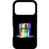 Retro Colorful Paint Vibes Custodia per iPhone 17 Pro Floppy Disk retrò con vernice gocciolante